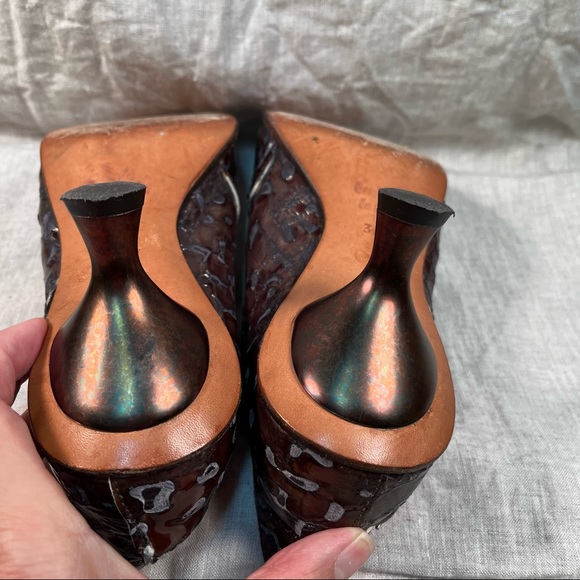 Cydwoq vintage patent leather heels 36 US6 - Picture 5 of 6